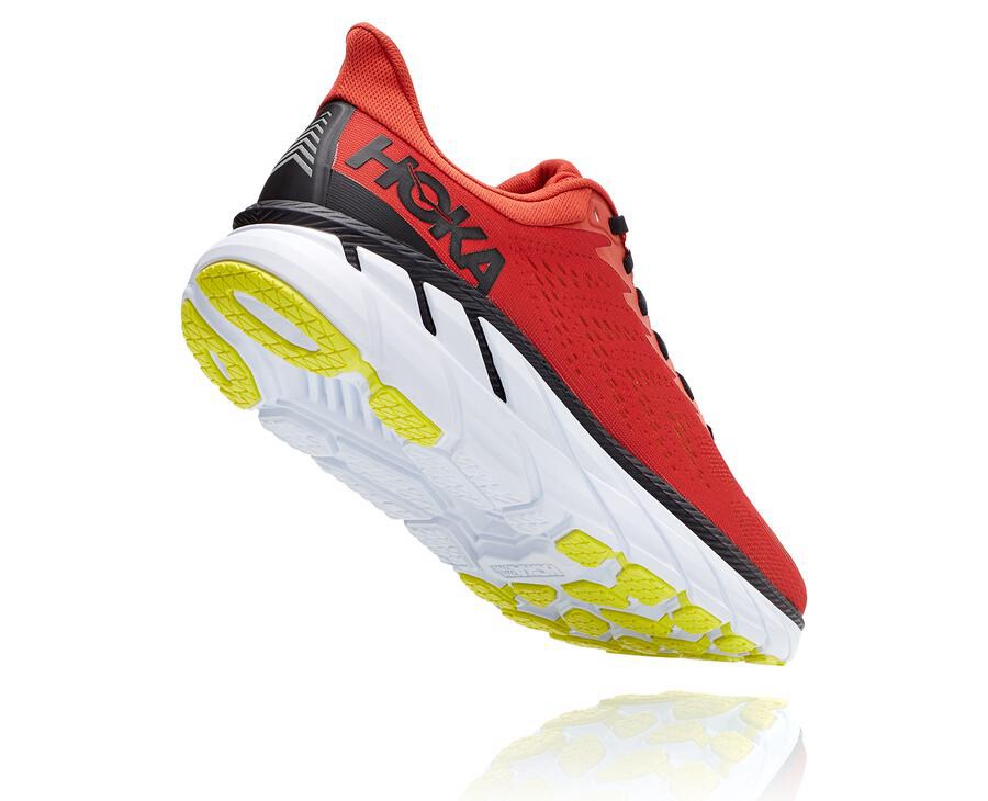 Tenis Hoka One One Masculino Vermelhas - Clifton 7 - 751-IZKUMY